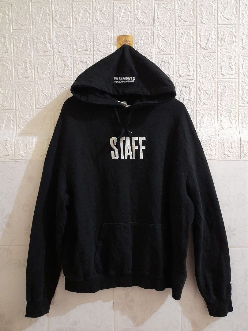 Vetements staff hoodie 2025