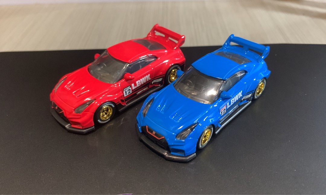 Hotwheels R35 lbwk wheelswapped, Hobbies & Toys, Toys & Games on Carousell
