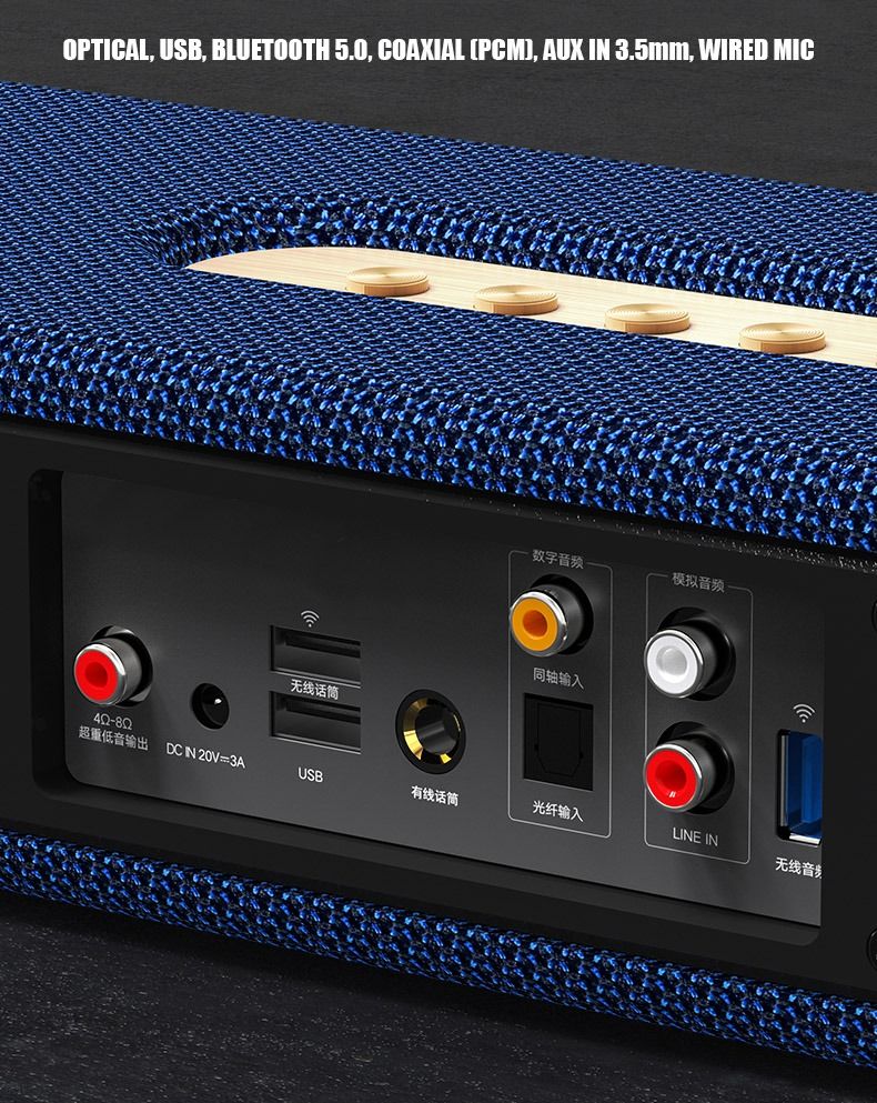 [iDS] Premium Karaoke Soundbar Speaker Builtin Subwoofer KTV System Karaoke Speaker System Echo