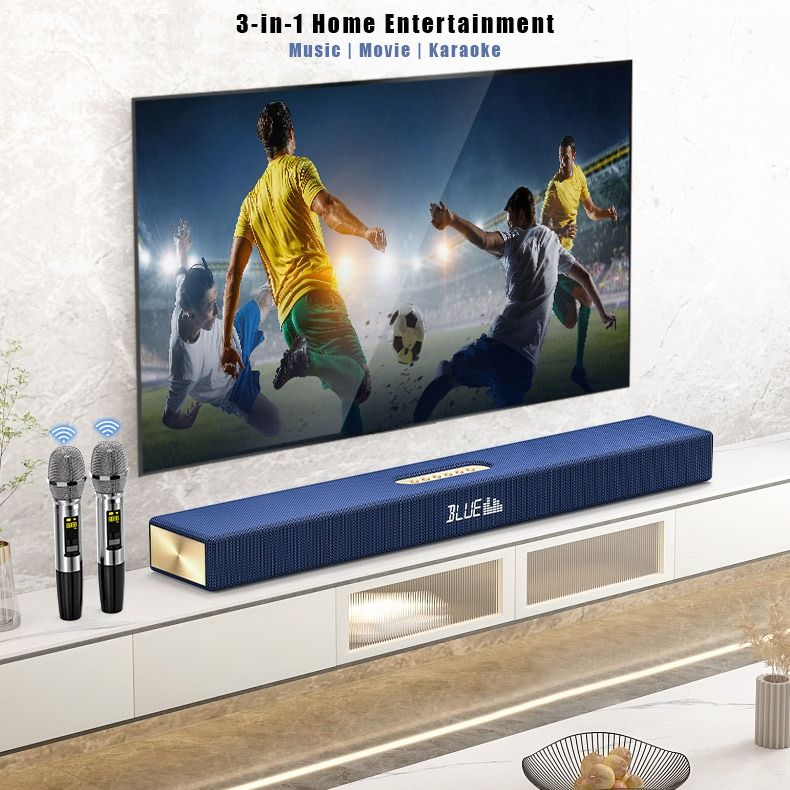 [iDS] Premium Karaoke Soundbar Speaker Builtin Subwoofer KTV System Karaoke Speaker System Echo