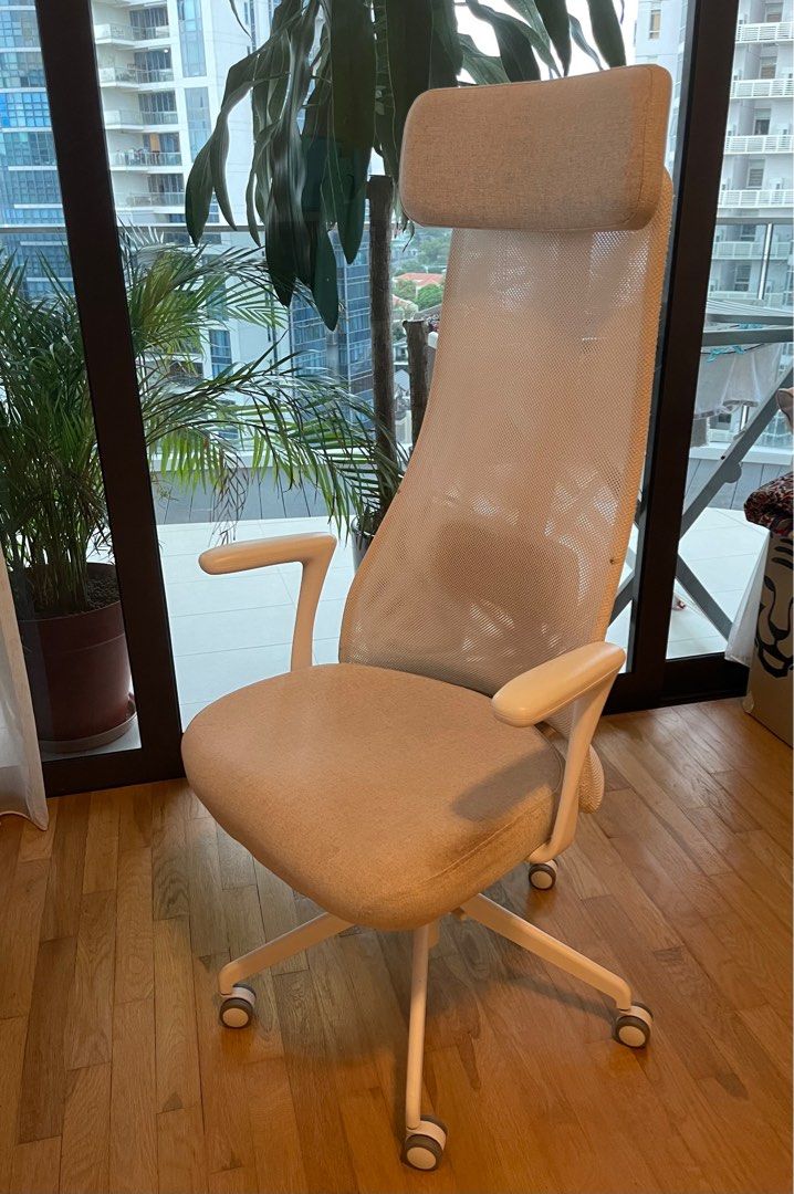 IKEA Jarvfjallet chair (lumbar support, headrest, armrest), Furniture