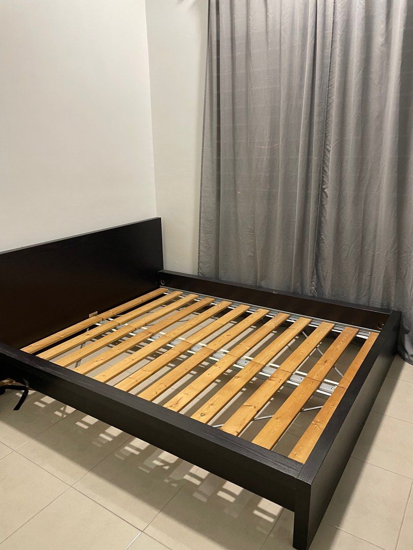Ikea Queen Bed, Furniture & Home Living, Furniture, Bed Frames