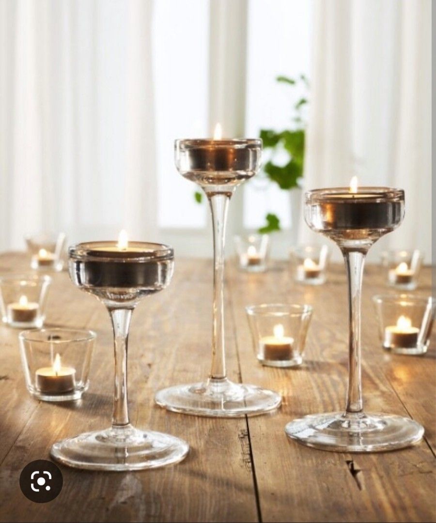 Ikea Tealight Holder Blomster, Furniture & Home Living, Home Decor