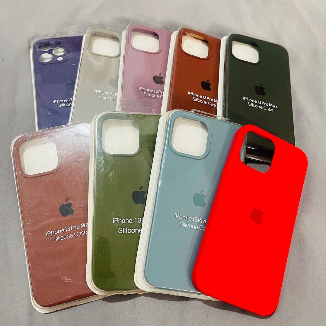 Iphone 13 Pro Max Silicone Case (Category: Cases & Sleeves) located in Mandaluyong City. Submitted by co.case (Listing ID 1202748807, Image 1). Description: ₱150 each.
