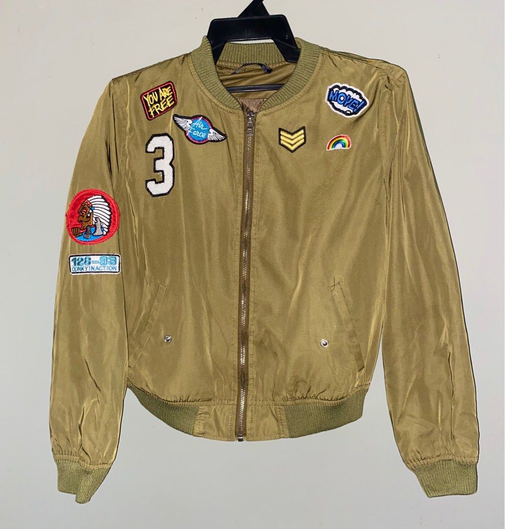 Doctor Who Ace Patches and Badges Bomber Jacket
