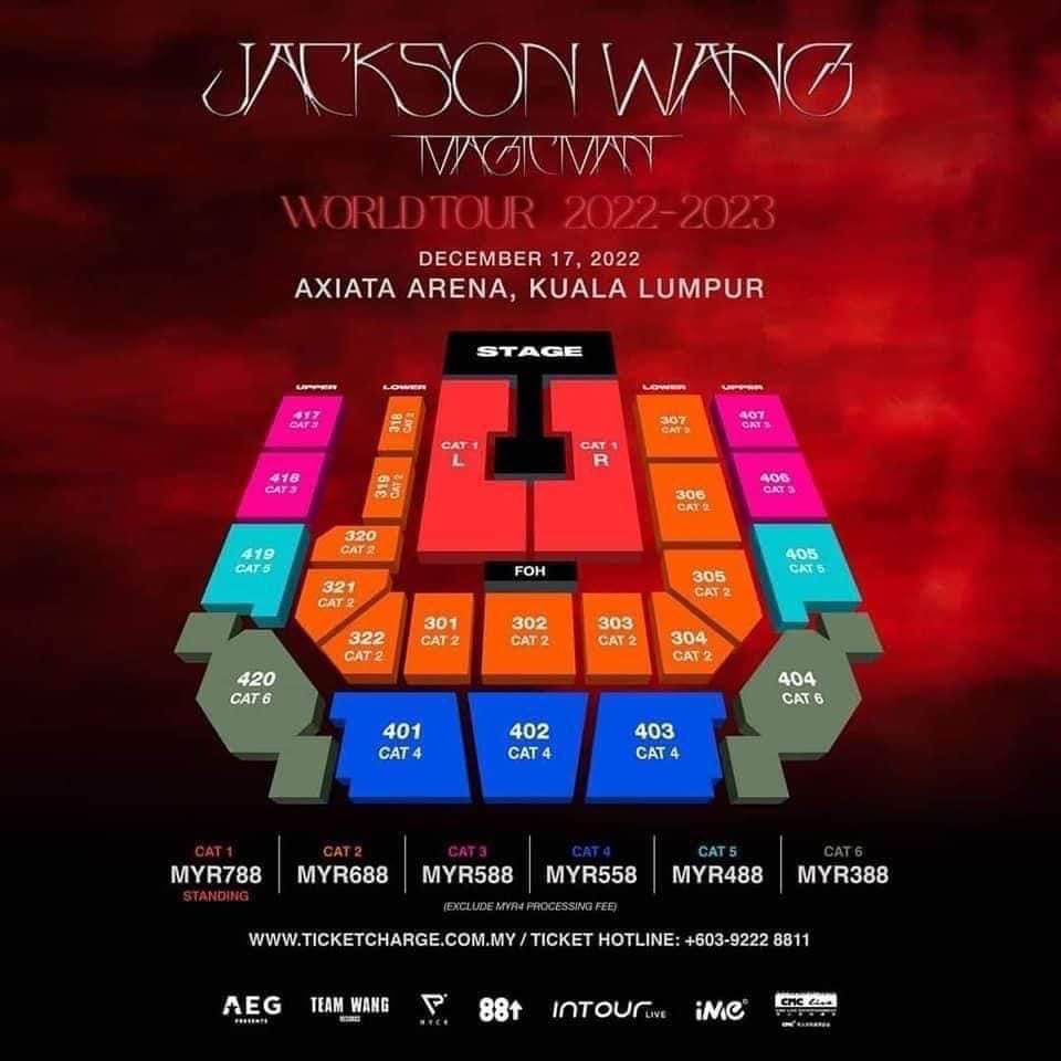 Jackson Wang Concerts & Live Tour Dates: 2023-2024 Tickets