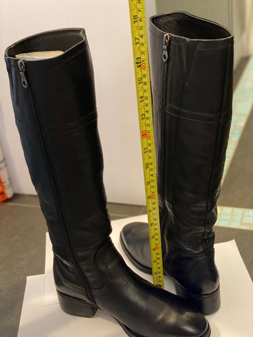 Katharine Hamnett leather boot size 24.5 近乎全新只限九龍灣地鐵站