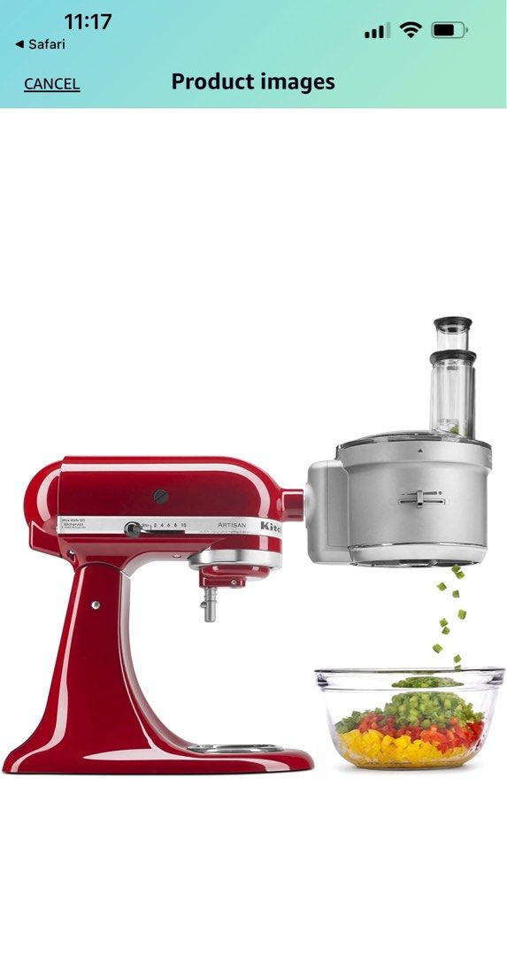 Kitchenaid Food Processor attachment, TV & Home Appliances, Kitchen