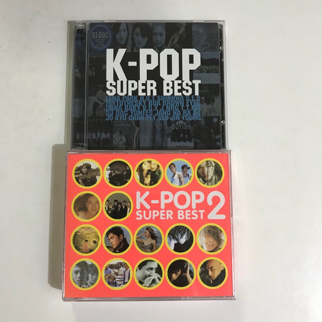 K-POP SUPER BEST 2CD + K-POP SUPER BEST 2 2CD, 興趣及遊戲, 音樂