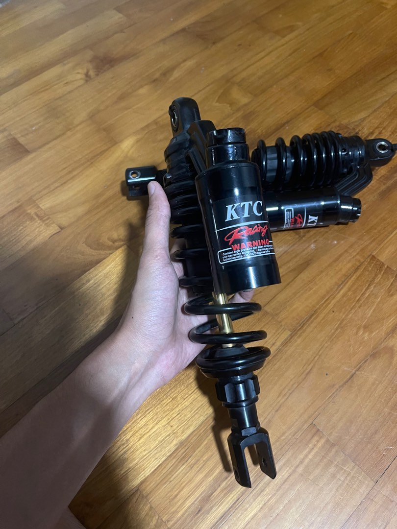 Ktc Rear Shock Adjustable KTC SHOCK ABSORBER (ADV150/XMAX300), Motorcycles, Motorcycle ...
