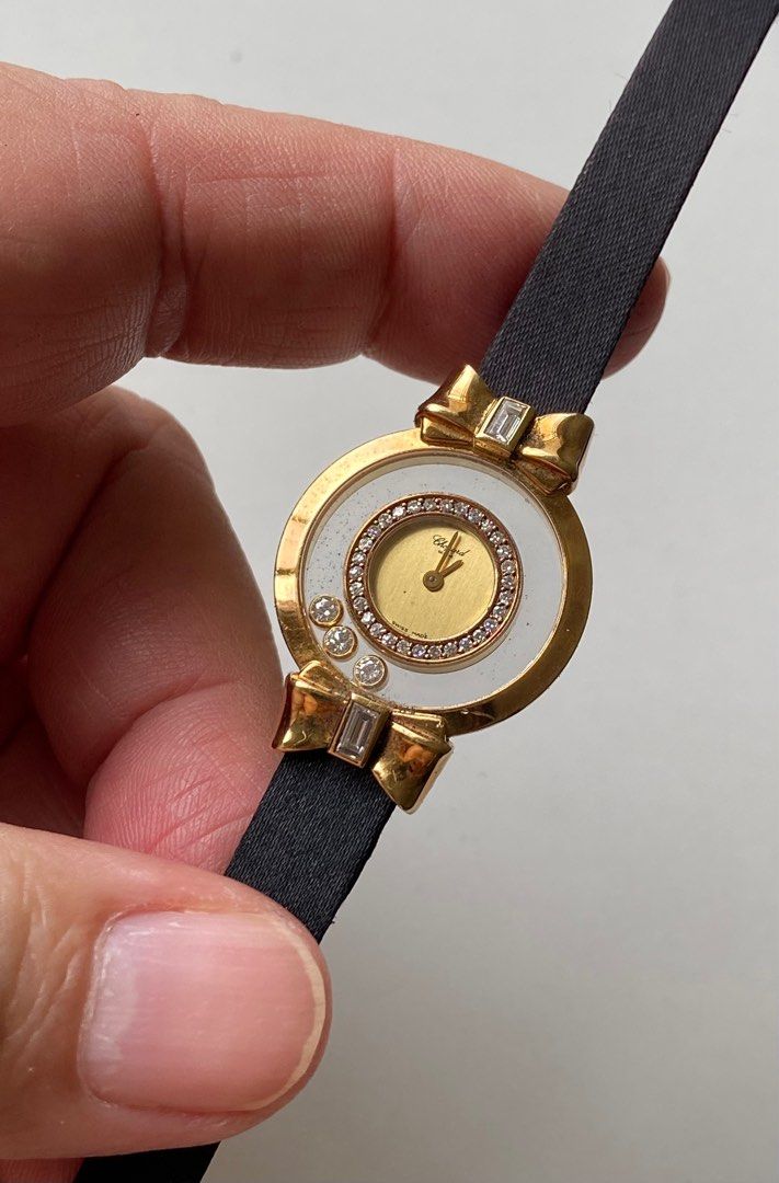 Chopard women's diamond watch outlet