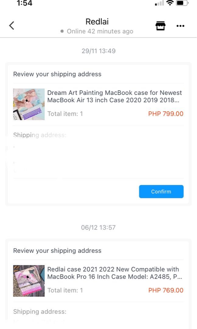 Laptop Hard Case (Category: Laptop Bags & Sleeves) located in Makati City. Submitted by chantrell218 (Listing ID 1202745805, Image 1). Description: I fucked up twice ordering 2 incorrect size for laptop case. I thought that Air 13 and Pro 14 should have different dimensions however these 2 cases have the same size. These are pretty new and never been used. I just had to open them to try but obviously they dont fit. I need case for 14 inches and t