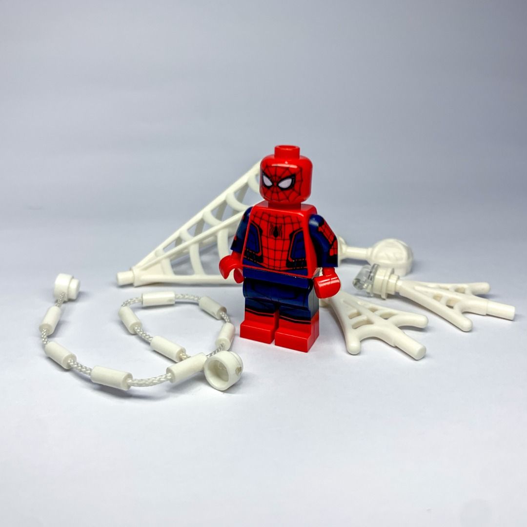 Lego Spider-Man - Black Web Pattern, Red Torso Small Vest, Red Boots Sh420,  Hobbies & Toys, Toys & Games On Carousell