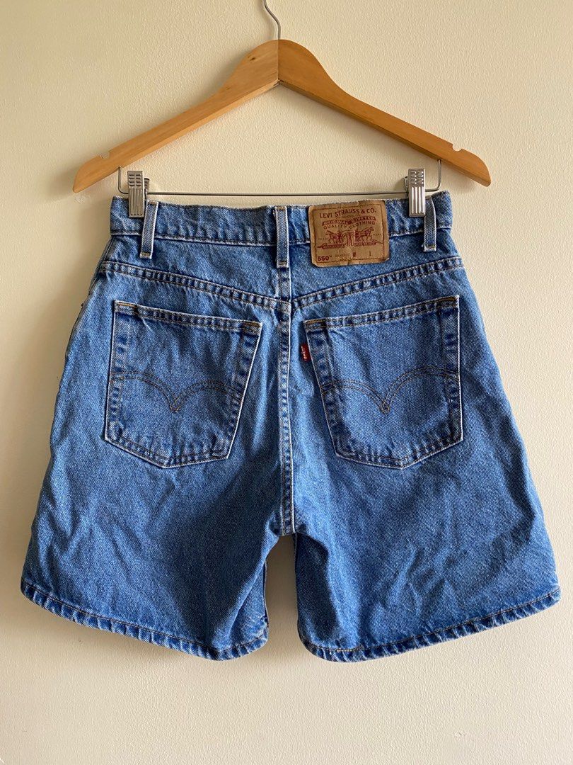 Levi's 550 Classic Vintage Denim Highwaist Mom Shorts, Women's Fashion,  Bottoms, Shorts on Carousell
