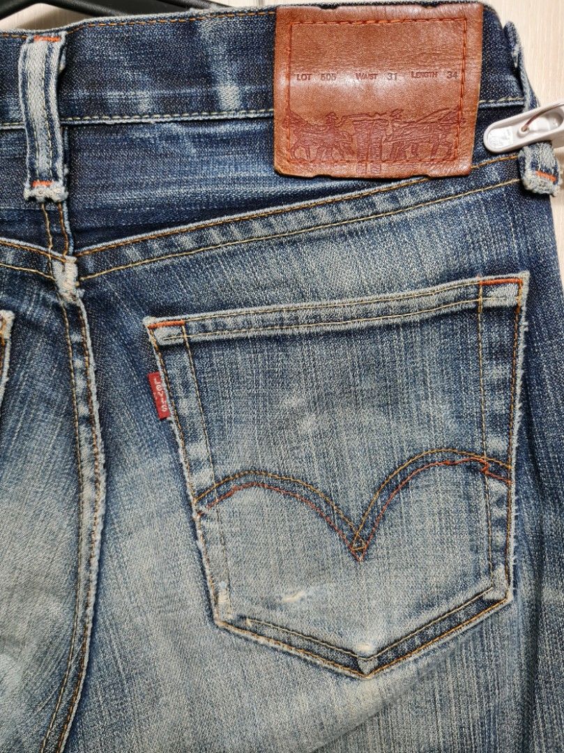Levi's Premium 505 Japan (W31), Men's Fashion, Bottoms, Jeans on Carousell