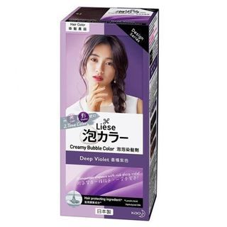 Liese香檳紫色泡泡染髮劑