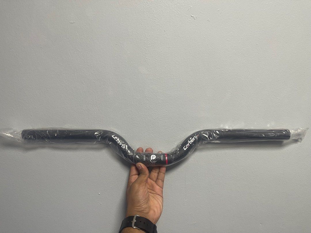 LitePro Carbon Fibre Handle Bar (580mm), Sports Equipment, Bicycles