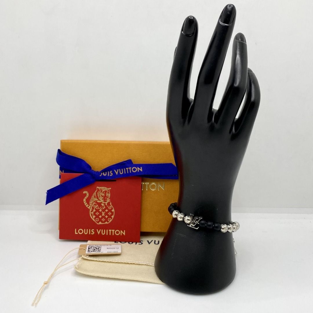 Louis Vuitton LV Beads Bracelet - Black, Brass Bead, Bracelets - LOU785996