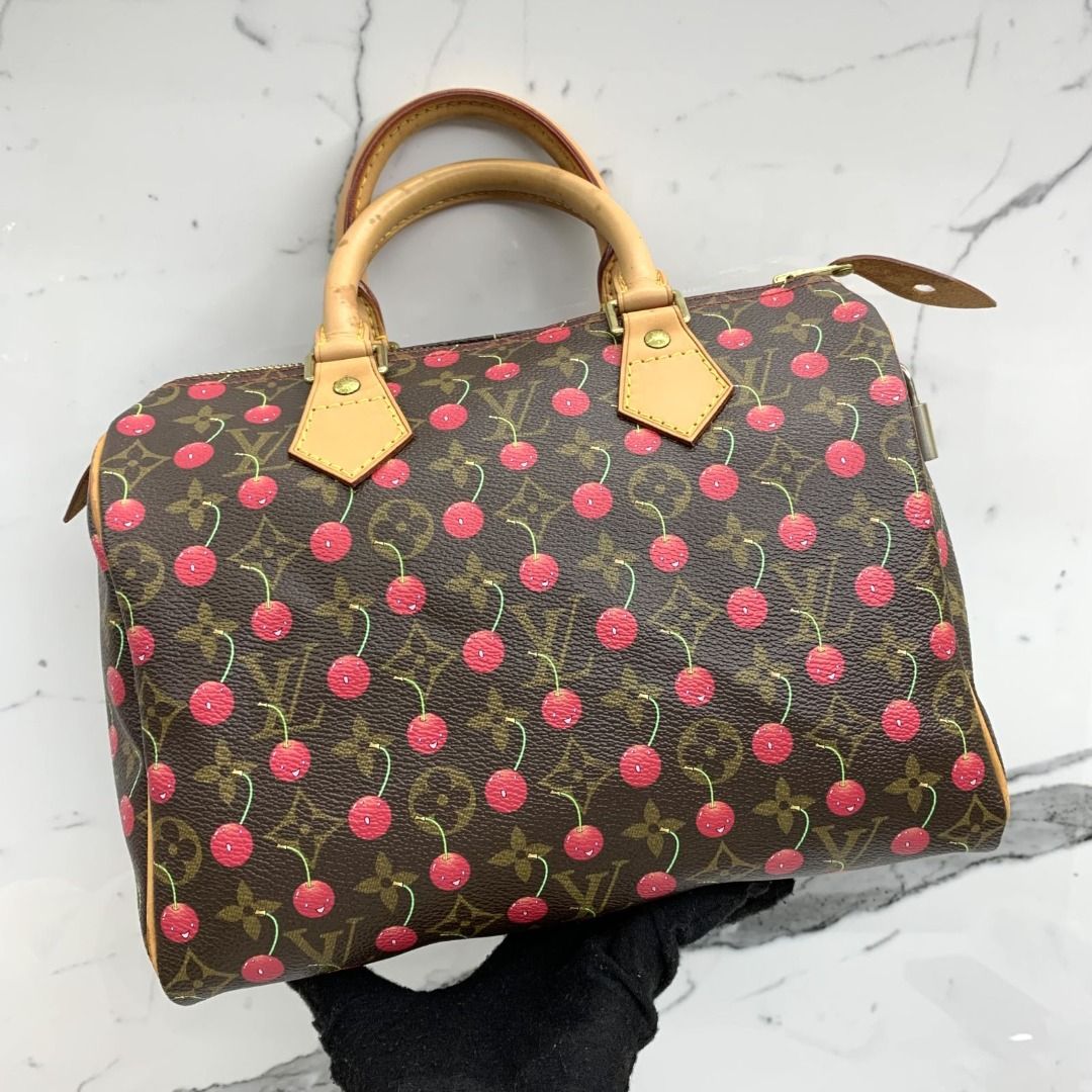 Louis Vuitton Speedy 30 Cherry HandBag(LIMITED EDITION), Luxury, Bags &  Wallets on Carousell