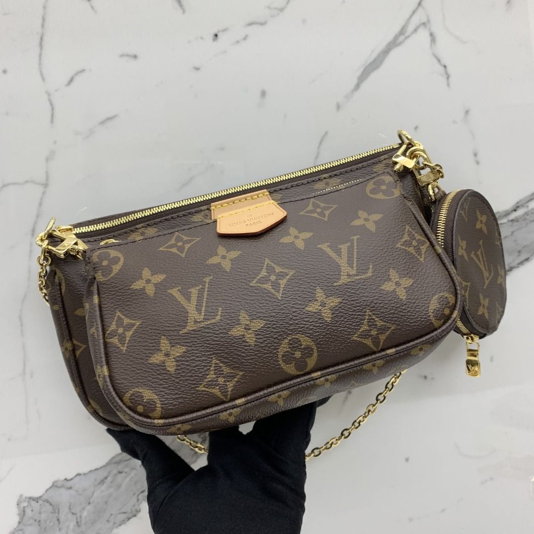 Louis Vuitton Pochette Accessoires Monogram Multicolor Black - Luxury  Helsinki