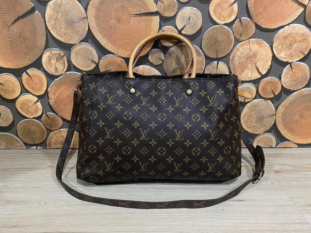 Louis Vuitton Montaigne Damier Barang Mewah Tas Dompet di
