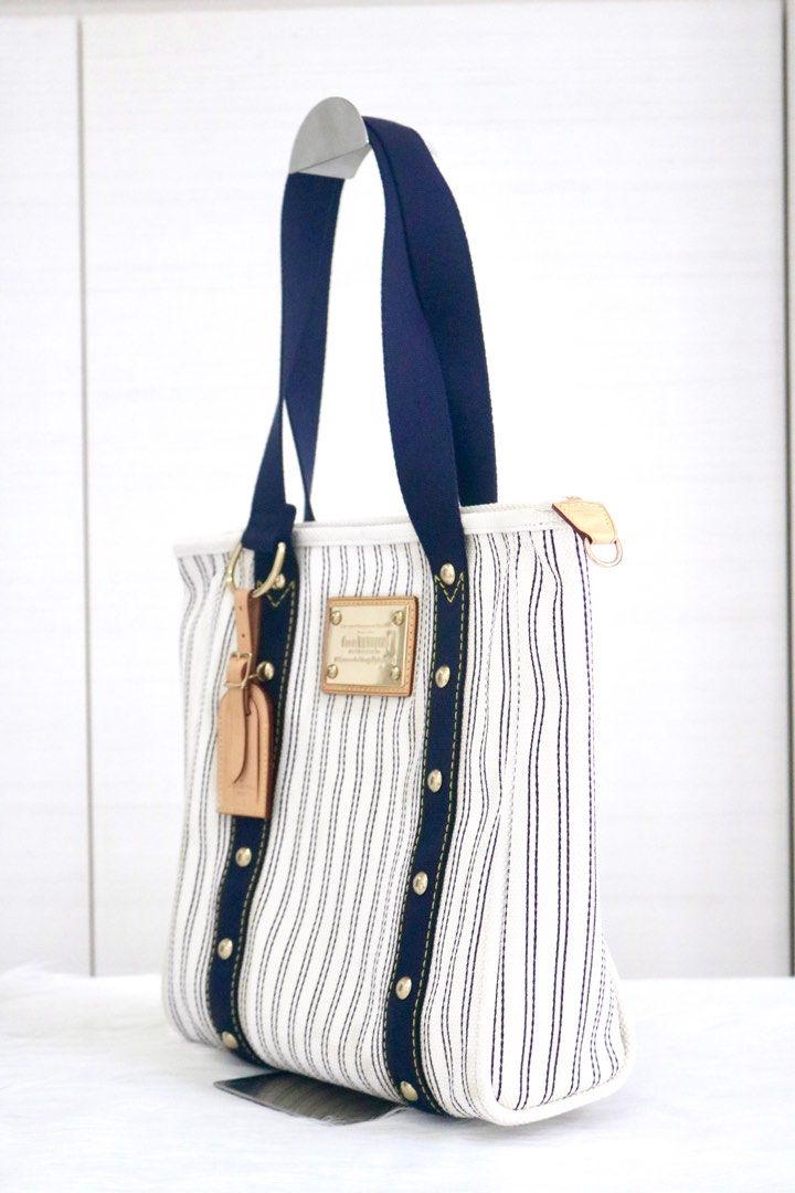 Louis Vuitton, Bags, Louis Vuitton Cabas Antigua Stripes Vguc Sp07