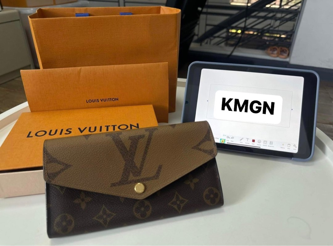 Louis Vuitton Sarah Wallet Monogram Reverse