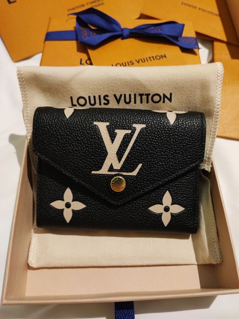 Louis Vuitton Victorine Wallet Bicolor Monogram Empreinte Giant