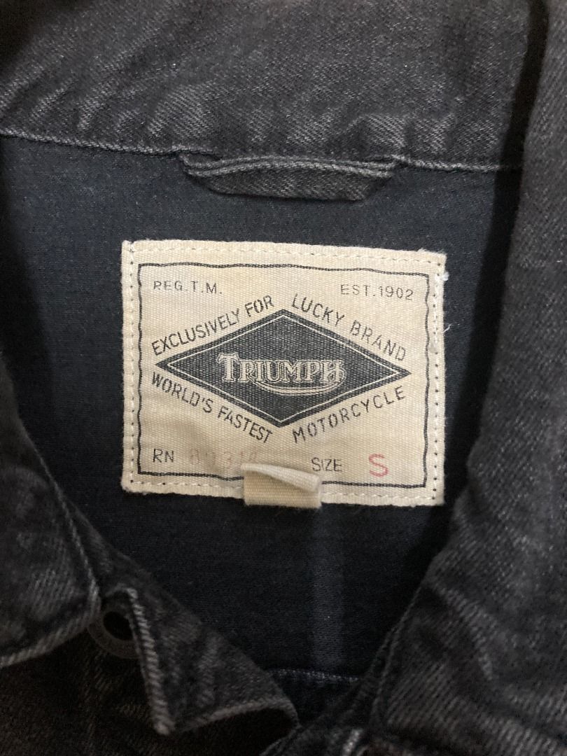 Lucky brand black denim jacket hotsell