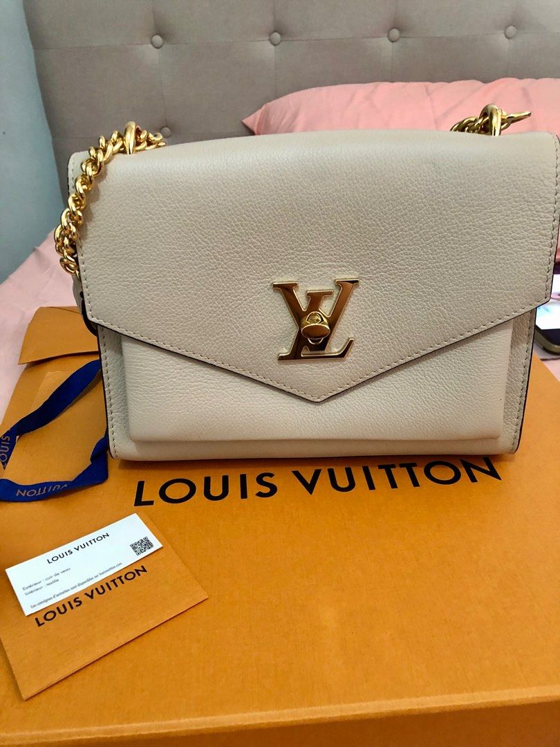 Louis Vuitton Greige Mylockme Chain Bag