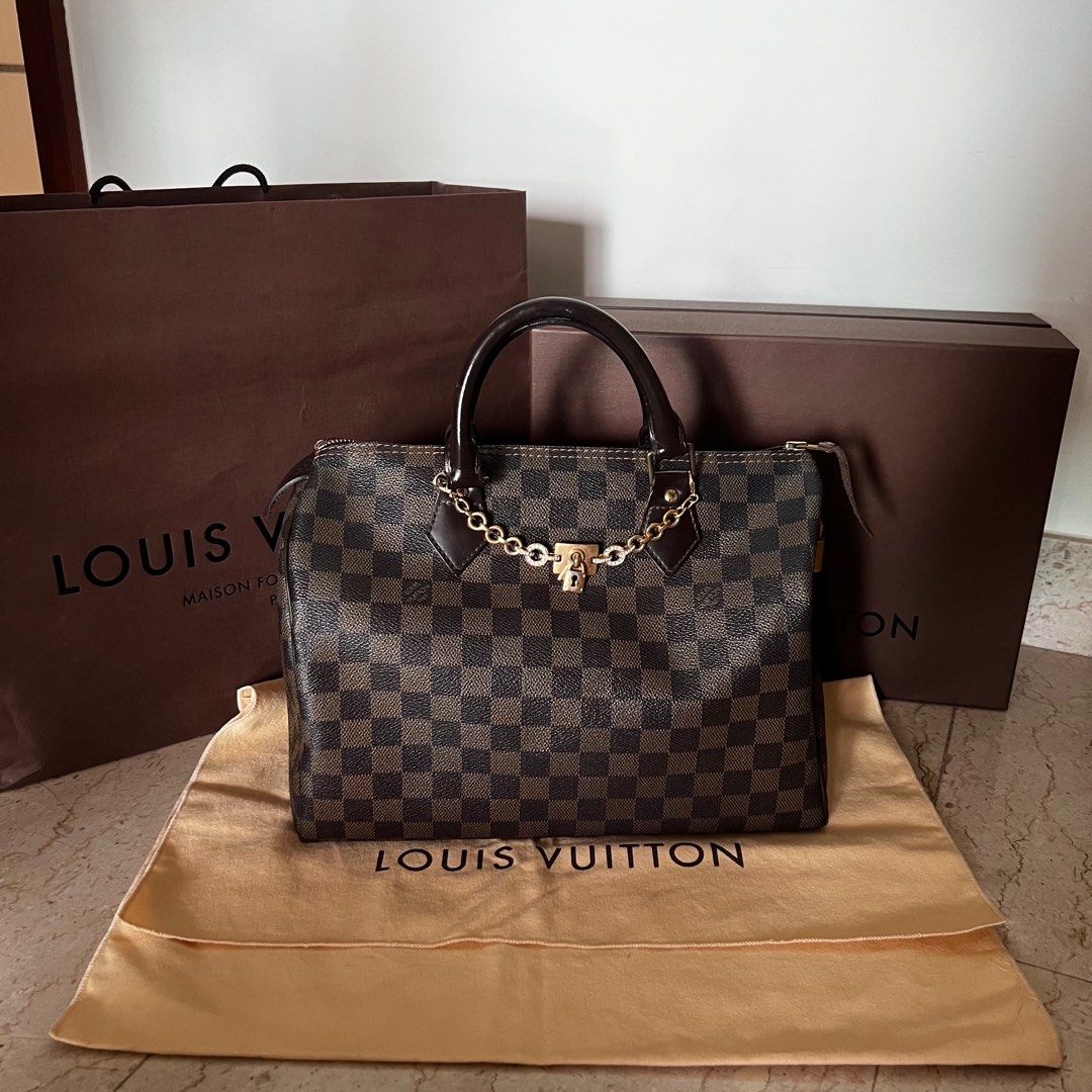 LV Dust bag for Speedy 30, Luxury, Bags & Wallets on Carousell