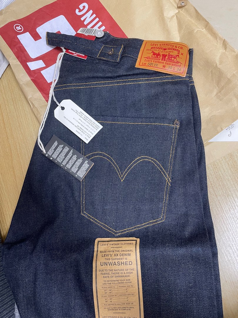 LVC 1890 501 rigid made in USA Levi's vintage clothing, 男裝, 褲