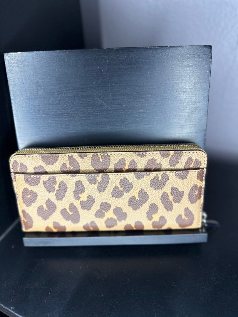 margaux leopard slim continental wallet kate spade new york