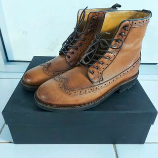 MASSIMO DUTTI Sepatu Boot Boots Kulit Pria / Doc Mart / Dr Martens / Pedro / model Timberland / Redwing / Sepatu Boots Leather / Dress Boots