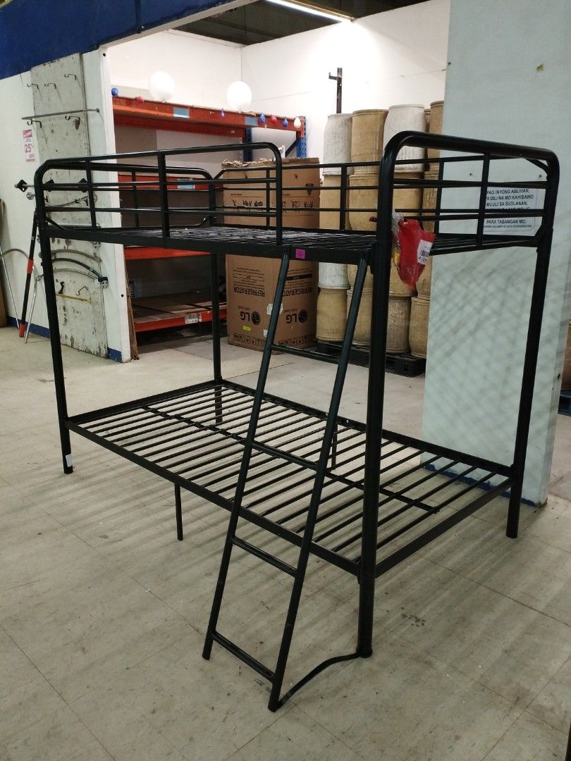 Metal bunk bed twin over twin, Furniture & Home Living, Furniture