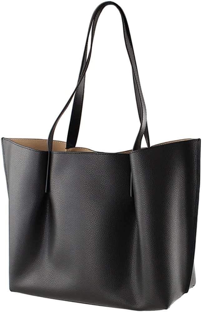 Michael Kors MK Emilia Large Tote Bag (Category: Luxury Bags & Wallets) located in Quezon City. Submitted by lovedthem (Listing ID 1202736268, Image 3). Description: Michael Kors Emilia Large Tote Leather Shoulder Purse Handbag in Black.