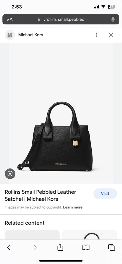 Michael michael kors cheap rollins small satchel
