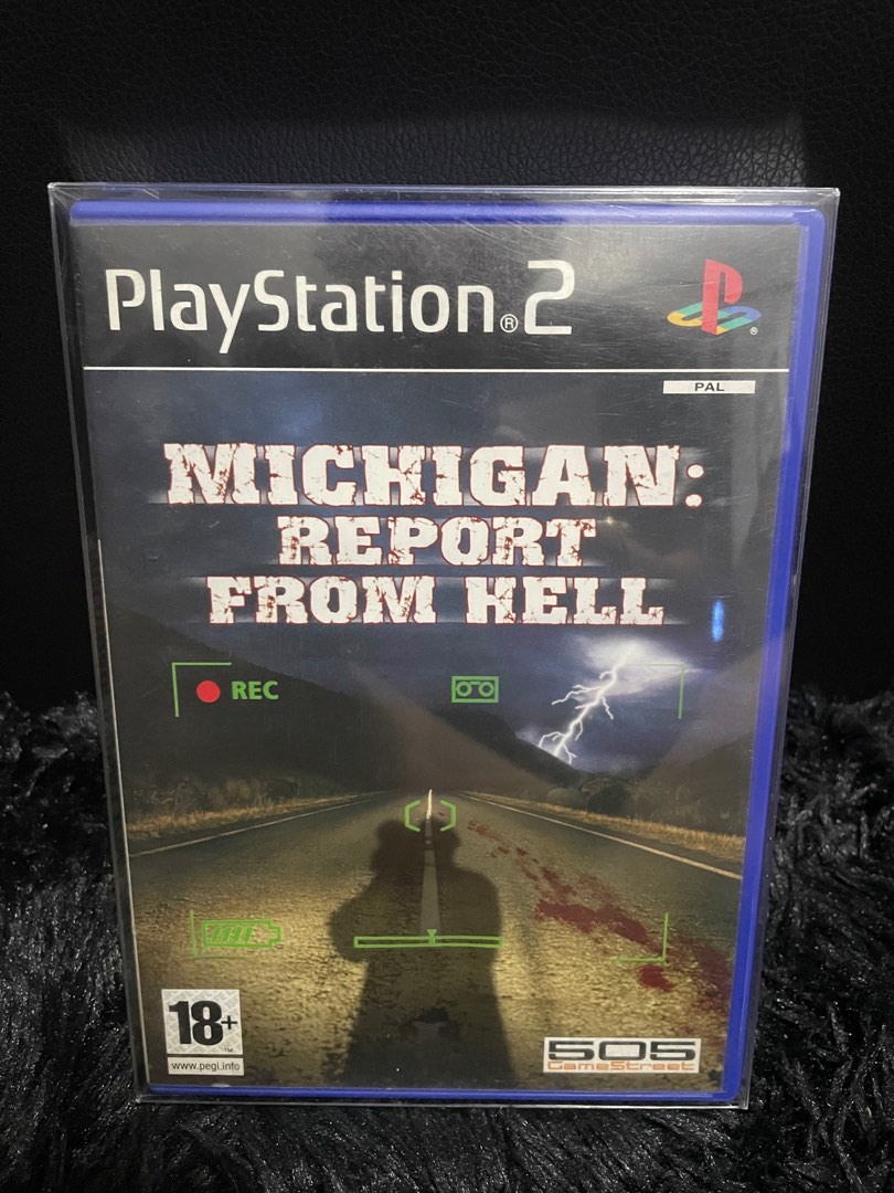 michigan-report-from-hell-ps2-ultra-rare-video-gaming-video-games-playstation-on-carousell