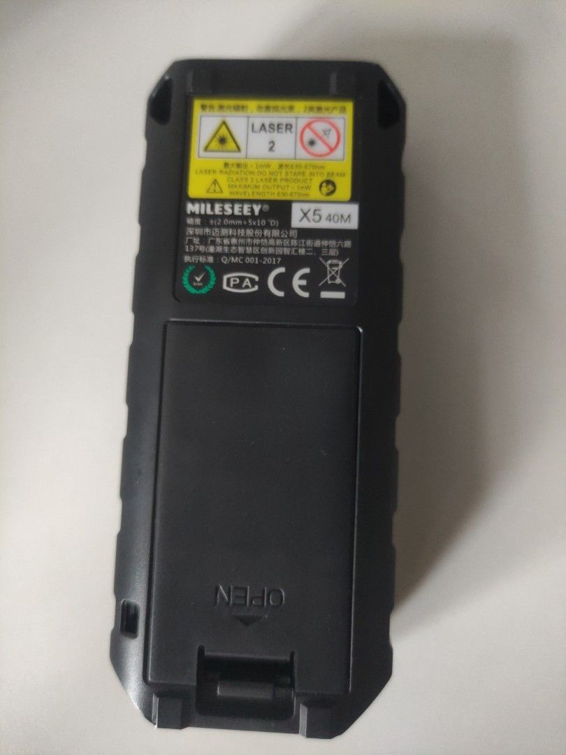Mileseey laser distance meter (X5 40m), Hobbies & Toys, Stationery ...