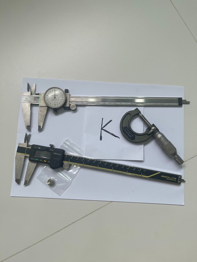Mitutoyo Calipers, micrometer screwgauge, Furniture & Home Living, Home