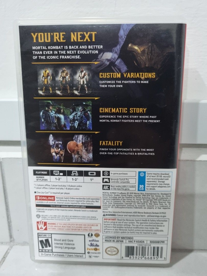 Mortal Kombat 11 (Switch), Video Gaming, Video Games, Nintendo on Carousell