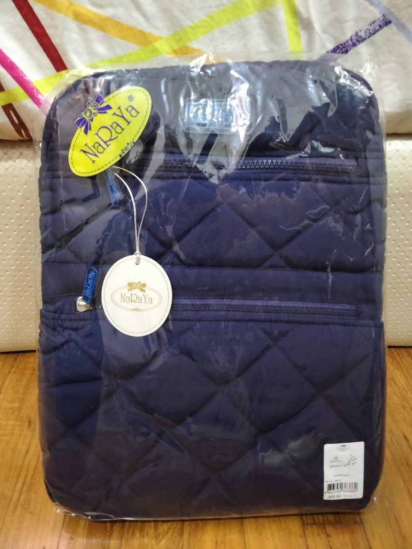 Naraya Blue Canvas Backpack