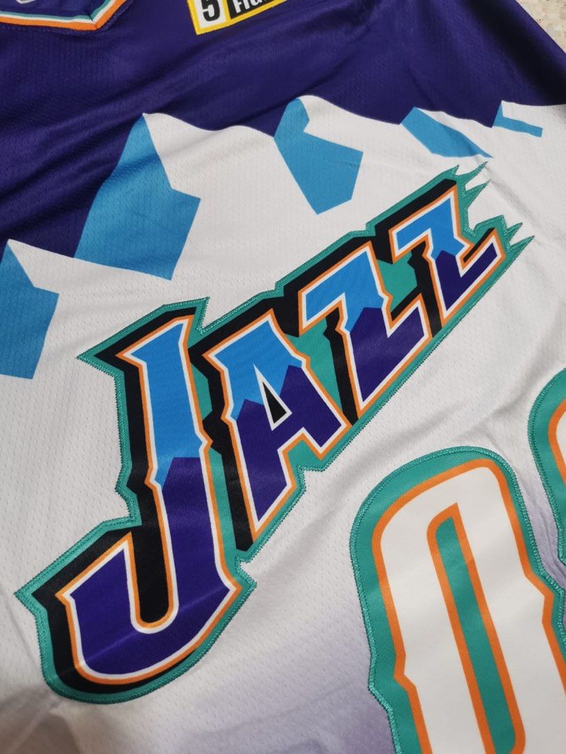 High Quality】2022-23 Men's New Original NBA Utah Jazz #00 Clarkson Classic  Edition Jersey Heat-pressed Purple