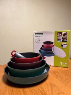 Neoflam Midas Plus 9-Piece Ceramic Nonstick Cookware Set/EMERALD Green