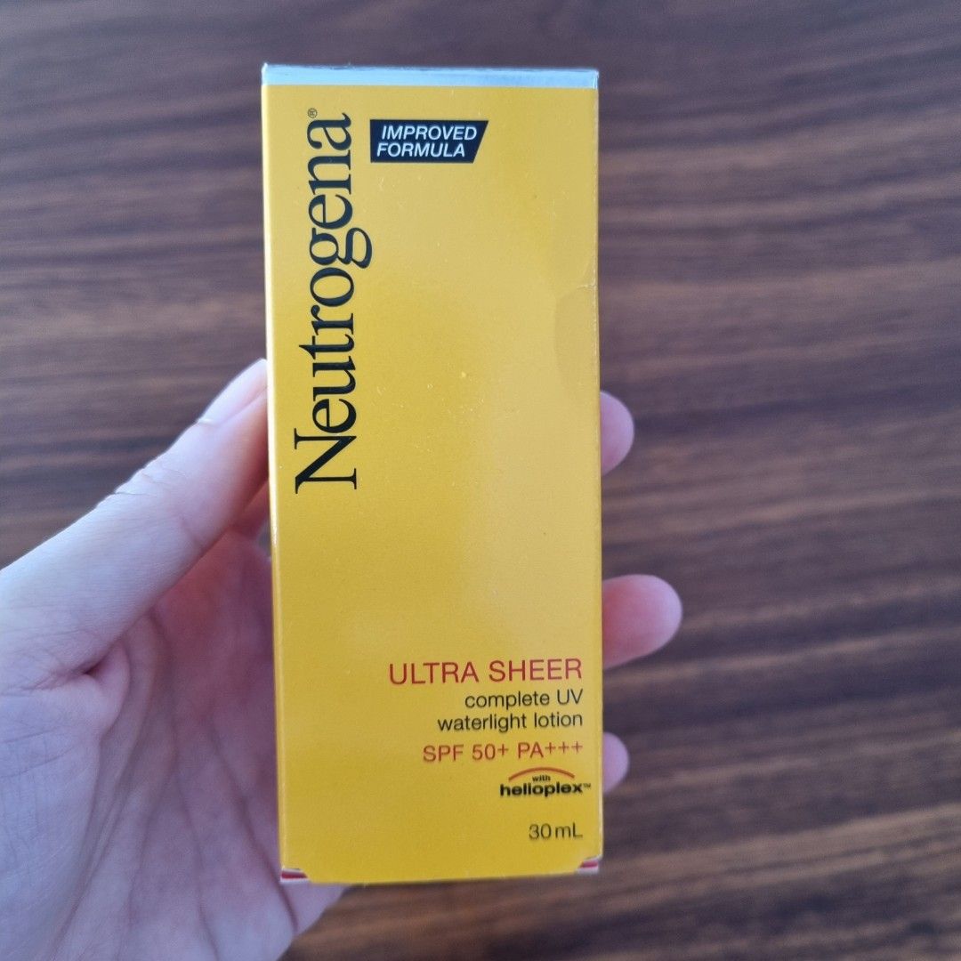 Neutrogena Ultra Sheer SPF50 Lotion, Beauty & Personal Care, Face, Face ...