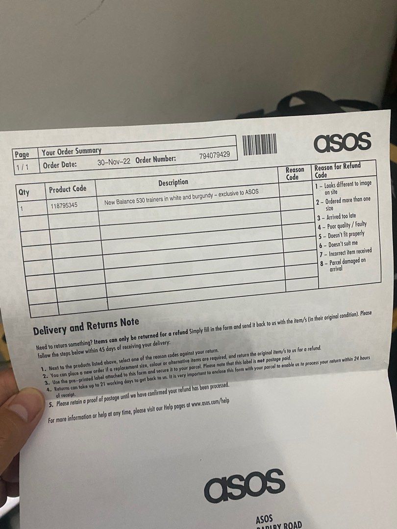 New Balance 530 NB White Burgundy Rare Brand New size 38.5 from Asos