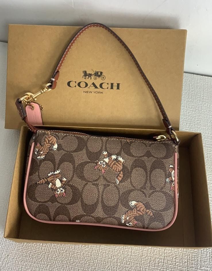 Coach Nolita 19 in Signature Canvas with Dancing Kitten Print