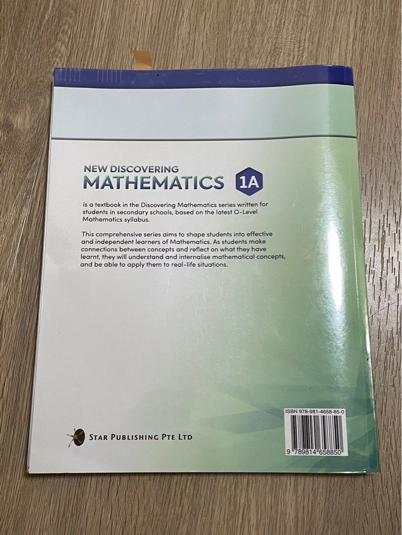 New Discovering Mathematics Secondary 1 Textbook, Hobbies & Toys, Books ...