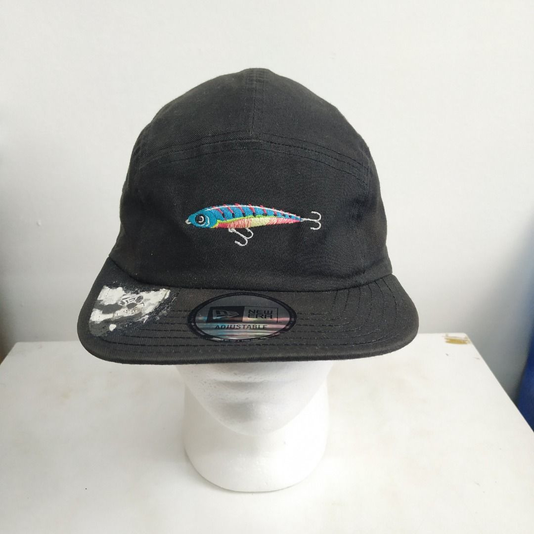 NEW ERA 5 PANEL FISHING CAMPER LURE BLACK COLLECTION 2021