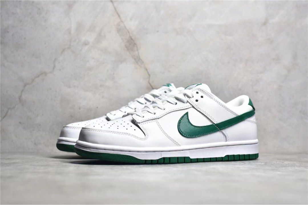 White deals green nike